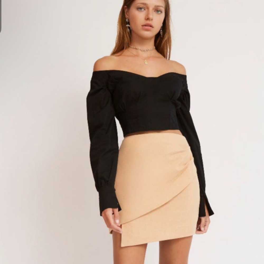Elegant Black Off-Shoulder Top